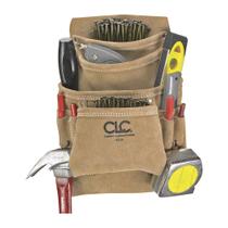 Bolsa de ferramentas Custom Leathercraft CLC I923X Suede 10 bolsos