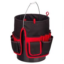 Bolsa de ferramentas de jardim Oxford Cloth Portable Storage preta