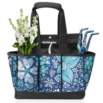 Bolsa de ferramentas de jardim WORKPRO 9 bolsos Oxford Garden Tote Caddy Bolsa de ferramentas de jardim WORKPRO 9 bolsos Oxford Garden Tote Caddy