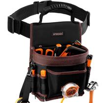 Bolsa de ferramentas DFMINZU Electricist 10 bolsos com suporte para martelo Bolsa de ferramentas DFMINZU Electricist 10 bolsos com suporte para martelo