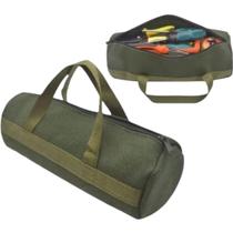 Bolsa de Ferramentas em lona de caminhão grossa resistente Tamanho M 40x20 VERDE - Jabez'z Couros