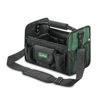 Bolsa de Ferramentas Guliter 11" Aberta na Parte Superior com 21 Bolsos Preta e Verde Bolsa de Ferramentas Guliter 11" Aberta na Parte Superior com 21 Bolsos Preta e Verde