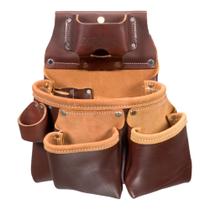 Bolsa de ferramentas Occidental Leather 3 Pouch Pro com suporte de fita Bolsa de ferramentas Occidental Leather 3 Pouch Pro com suporte de fita