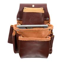 Bolsa de ferramentas Occidental Leather 3 Pouch Pro Fastener Cafe Left Hand Bolsa de ferramentas Occidental Leather 3 Pouch Pro Fastener Cafe Left Hand