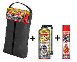 Bolsa De Ferramentas+ Reparador Pneu Cheio+ Desengripante Bolsa De Ferramentas+ Reparador Pneu Cheio+ Desengripante
