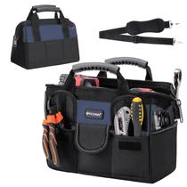 Bolsa de ferramentas TICONN Heavy Duty com vários bolsos e alça de ombro Bolsa de ferramentas TICONN Heavy Duty com vários bolsos e alça de ombro