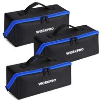 Bolsa de ferramentas WORKPRO 10 Utility Wide Mouth Heavy Duty, pacote com 3 Bolsa de ferramentas WORKPRO 10 Utility Wide Mouth Heavy Duty, pacote com 3