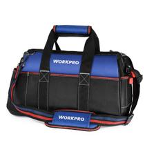 Bolsa de ferramentas WORKPRO Wide Mouth de 16 polegadas com base à prova de água