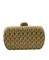 Bolsa de festa clutch Gold dourada