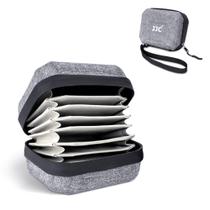 Bolsa de filtro de lente JJC Hard Shell para 10 filtros de até 67 mm