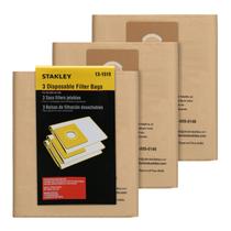 Bolsa de Filtro Descartável Stanley 13-1519 (Pacote com 3) - Compatível com SL18016/SL18017