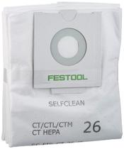 Bolsa de filtro Festool 496187 Selfclean para CT 26 (5 unidades)