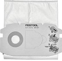 Bolsa de filtro Festool 498411 Self Clean para extrator CT MIDI