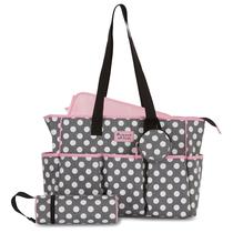Bolsa de fraldas Cudlie Tote Minnie Mouse com estampa de bolinhas grande Bolsa de fraldas Cudlie Tote Minnie Mouse com estampa de bolinhas grande