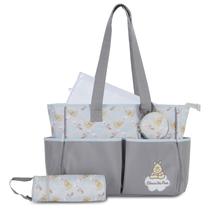 Bolsa de fraldas Cudlie Tote Winnie The Pooh Print com trocador Bolsa de fraldas Cudlie Tote Winnie The Pooh Print com trocador