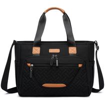 Bolsa de Fraldas FHELAD Large Preta com Compartimento para Laptop