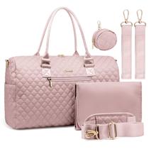 Bolsa de fraldas LOVEVOOK com estojo de chupeta e trocador rosa Bolsa de fraldas LOVEVOOK com estojo de chupeta e trocador rosa