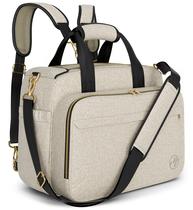 Bolsa de Fraldas Mellories 4 em 1 - Sacola/Mochila Conversível Bege