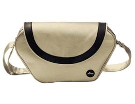 Bolsa de fraldas Mima Trendy Champagne com bolsos e acessórios