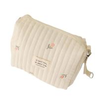 Bolsa De Fraldas Para Bebê Recém-Nascido Bolsa De Mãe Com Estampa Bordada Zíper Viagem Armazenamento