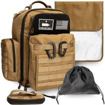 Bolsa de fraldas Tridee Tan Dad Molle-Style Waterproof 900D