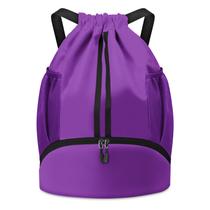 Bolsa de futebol BROTOU Mochila com cordão com bola e sapato Compart