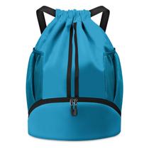 Bolsa de futebol BROTOU Mochila com cordão com compartimento para bolas e sapatos