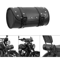 Bolsa De Garfo Universal Impermeável Para Motocicleta, Alforjes De Couro Para Armazenamento De