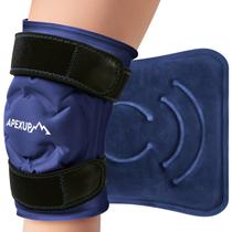 Bolsa de gelo APEXUP para alívio da dor no joelho, reutilizável, azul marinho Bolsa de gelo APEXUP para alívio da dor no joelho, reutilizável, azul marinho
