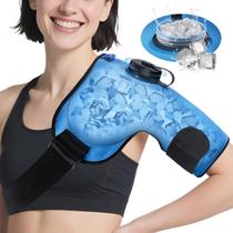 Bolsa de gelo Comfpack, recarregável no ombro, fria de longa duração