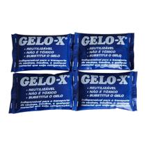 Bolsa de Gelo x Flexível Reutilizável Kit C/4 P Termogel