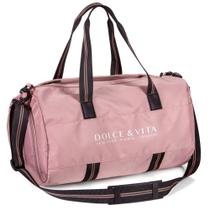 Bolsa de ginástica Chic Boutique De Mode Duffel impermeável para mulheres rosa Bolsa de ginástica Chic Boutique De Mode Duffel impermeável para mulheres rosa