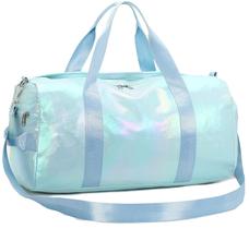Bolsa de Ginástica Esportiva com Bolso Impermeável para Sapatos - Dobrável e com Porta-Ar - Verde