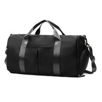 Bolsa de Ginástica Esportiva ZGWJ Preta - Compartimento para Sapatos e Bolso para Roupas Molhadas