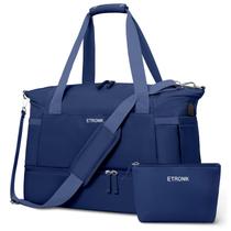 Bolsa de Ginástica ETRONIK para Mulheres com Porta USB - Azul Escuro Bolsa de Ginástica ETRONIK para Mulheres com Porta USB - Azul Escuro