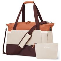 Bolsa de Ginástica ETRONIK para Mulheres - Mochila de Viagem com Porta USB - Marrom/Caqui Bolsa de Ginástica ETRONIK para Mulheres - Mochila de Viagem com Porta USB - Marrom/Caqui