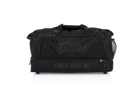Bolsa de ginástica Fairtex Bag2-preta para Muay Thai, boxe, kickboxing, MMA