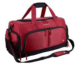 Bolsa de ginástica FocusGear Ultimate 2.0 Durable Red com 10 compartimentos Bolsa de ginástica FocusGear Ultimate 2.0 Durable Red com 10 compartimentos