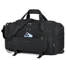 Bolsa de ginástica IGOLUMON 55L impermeável, mochila esportiva preta Bolsa de ginástica IGOLUMON 55L impermeável, mochila esportiva preta