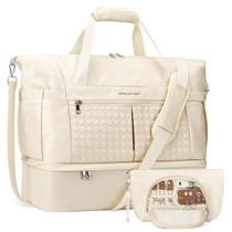 Bolsa de Ginástica Maelstrom 40L Impermeável para Mulheres - Bege