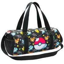 Bolsa de ginástica Pokémon Pikachu para crianças, mochila grande Holdall