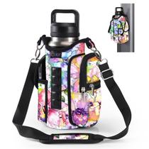 Bolsa de ginástica, suporte para garrafa de água icolor Magnetic com bolsos para telefone