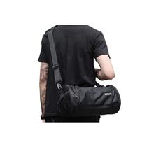 Bolsa de ginástica SYCNB pequena preta impermeável de nylon para homens e mulheres