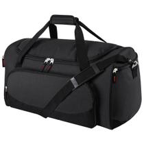 Bolsa de ginástica Uarition 55L Masculina preta poliéster durável