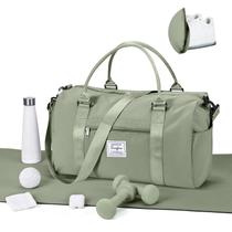 Bolsa de ginástica VGOCO para mulheres e homens com compartimento para sapatos à prova d'água
