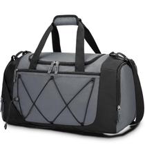 Bolsa de ginástica Vorspack para homens 53L com compartimento para sapatos - cinza