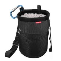 Bolsa de giz MoKo com cordão para escalada em rocha com bolso com zíper Bolsa de giz MoKo com cordão para escalada em rocha com bolso com zíper
