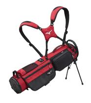 Bolsa de Golf Mizuno BR-D2 Roja con Soporte de 4 Vías en la Parte Superior