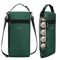 Bolsa de golfe Cooler MIER isolada 19x8x41cm 9 latas verde escuro
