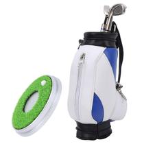 Bolsa de golfe Porta-canetas LZKW Desktop Office com 3 canetas azul/brancas